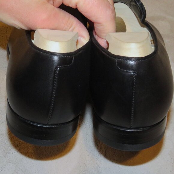 J.M. Weston 911 Black Calf Leather One Piece Formal Loafer 9.5 NWOB Bags & Trees - Picture 8 of 12